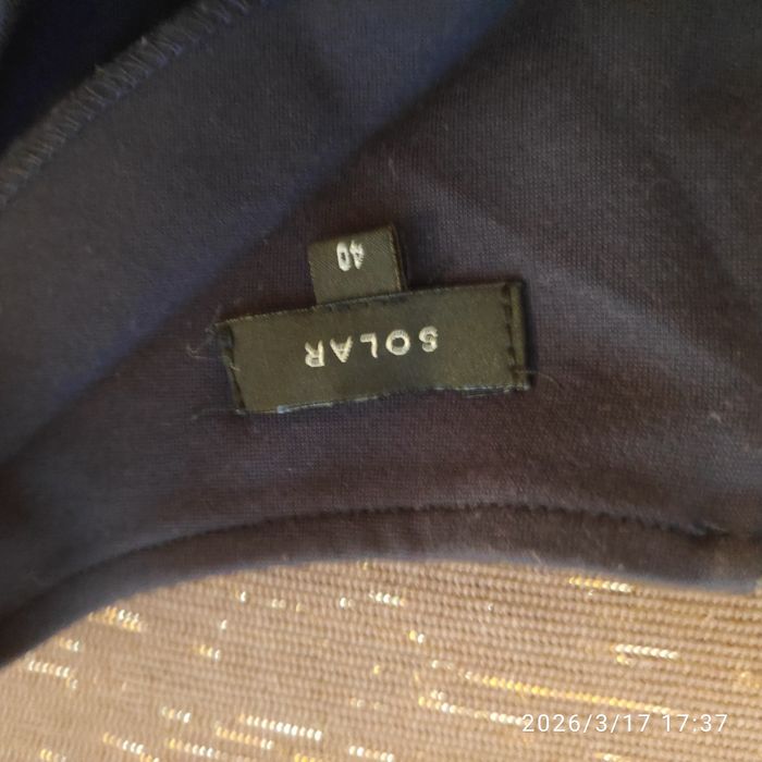 Sukienka Solar , granatowa, rozmiar 40