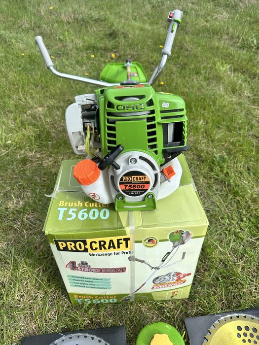 Мотокоса  4-х тактна Procraft T5600  бензокоса тример +масло