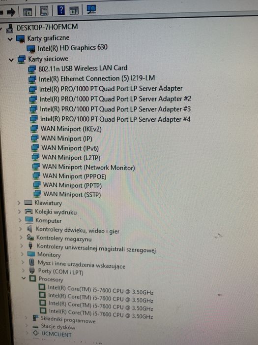 Dell optiplex D7050 intel 7600 ram 16gb ssd 120gb /320gb hdd win10pro