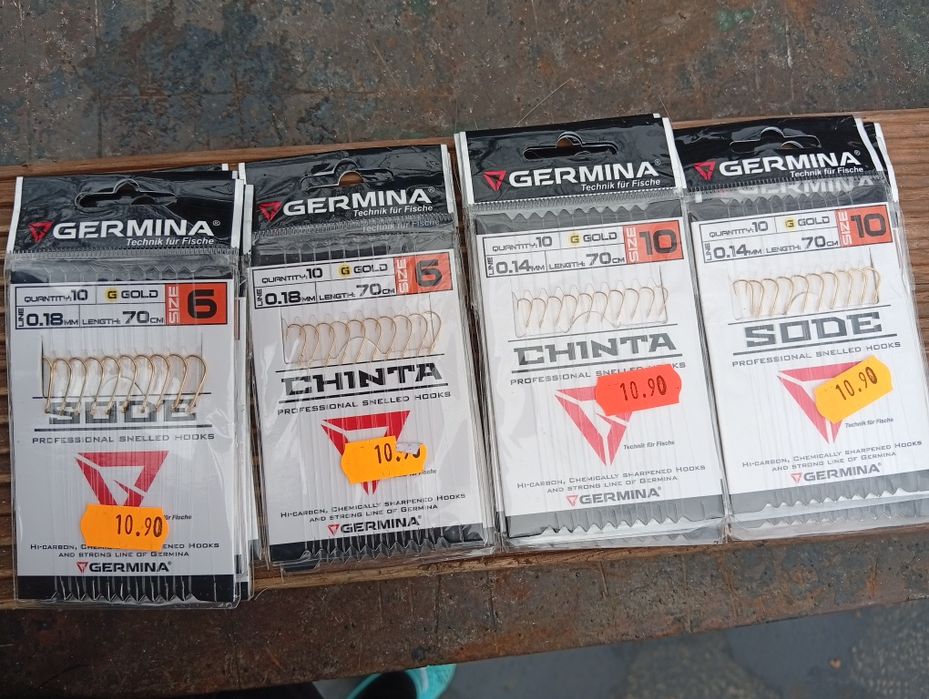 Przepony z haczykami Germina