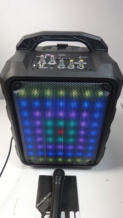 Głośnik karaoke LED