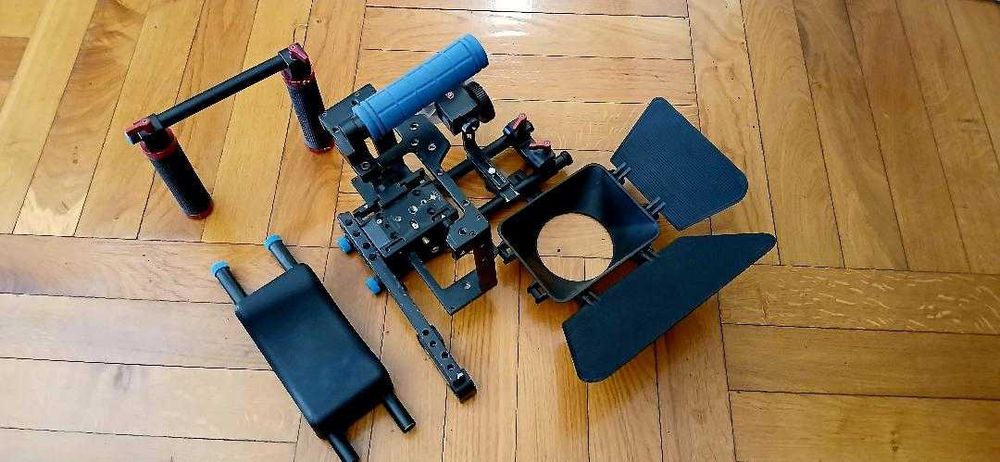 Shoulder rig - Estabilizador Completo para DSLR / Mirrorless (USADO / como novo)