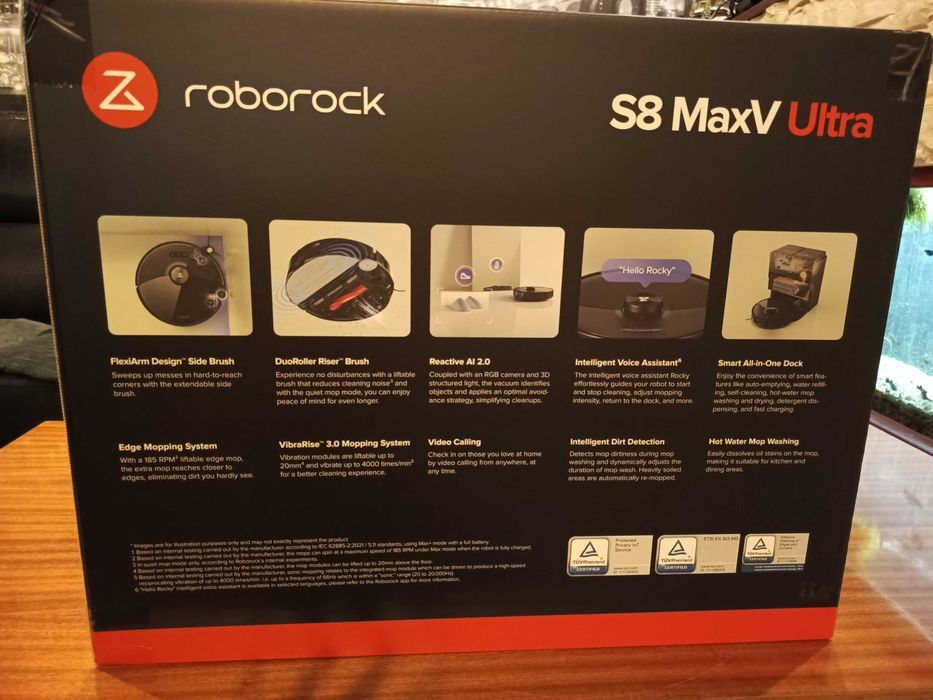 Robot sprzątający ROBOROCK S8 MaxV Ultra Czarny