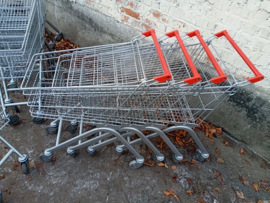 Торговые тележки б/у, покупательские тележки 80 Л. Wanzl б у