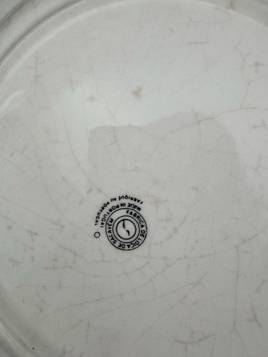 Vintage Conjunto 10 Pratos Fabrica De Sacavem