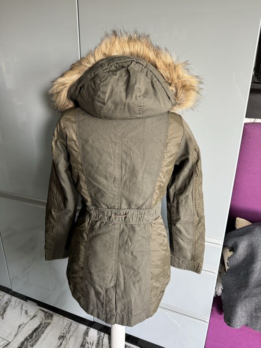 Kurtka parka khaki XS damska