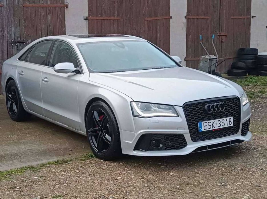 Передній бампер audi a8 10-14 стиль rs бампер передний ауди а8 ауді