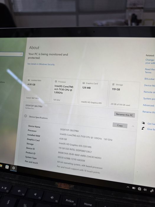 Microsoft Surface 5 Pro m3-7Y30 4/128GB
