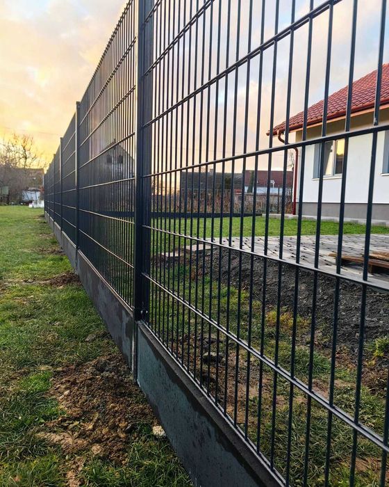 Ogrodzenie Panelowe ZESTAWY panel 3D i 2D słupek obejmy
