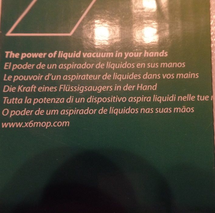 X6 Aspirador de Liquidos Novo/Selado (AR)
