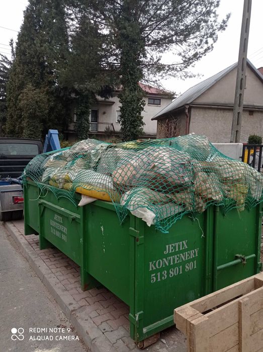 Wywóz Gruzu Drewna Złomu Kontenery Transport Betonu Kraków.