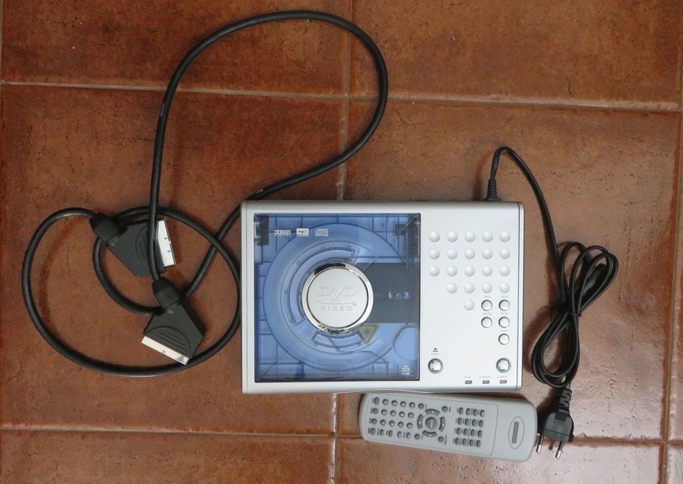 DVD Player Including Remote Control and SCART Cable, Functional and in Very Good Condition64752113511554122