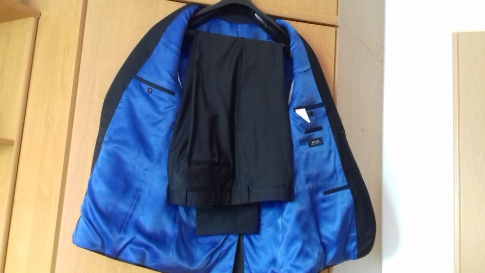 czarny garnitur Bytom 182/108/90