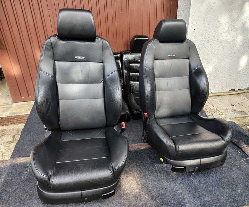bancos recaro golf 4 gti - seat leon ,,audi a3 - em pele