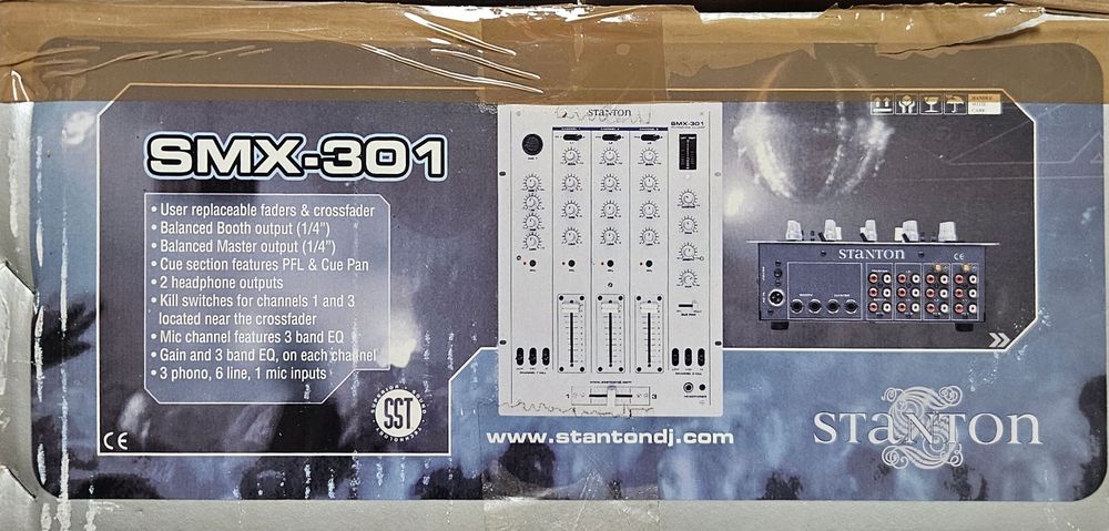 Mesa de mistura DJ Stanton SMX-301, de 3 canais