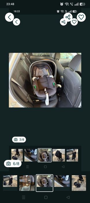 Trio maxi cosi rotativa