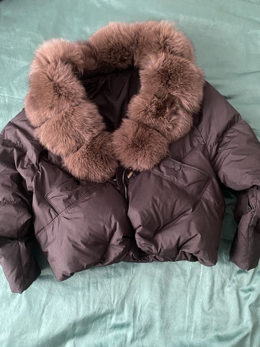 Kurtka bomber viral futro naturalne