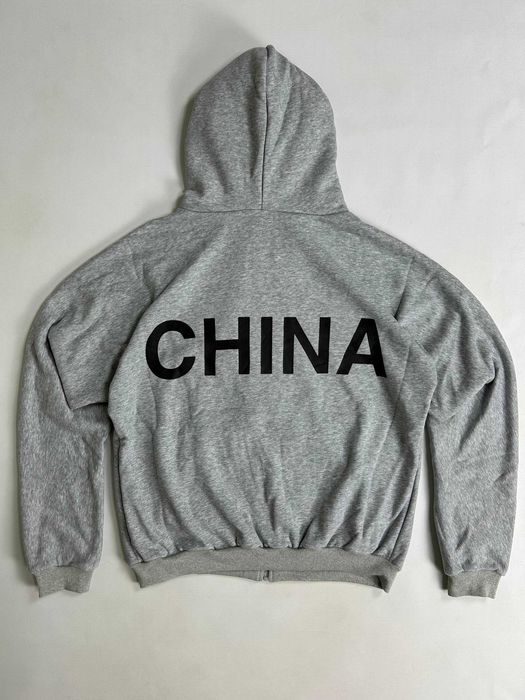 Yeezy YSY SZN X Худі hoodie зипка кофта сіра худи серая зіп M L CHINA
