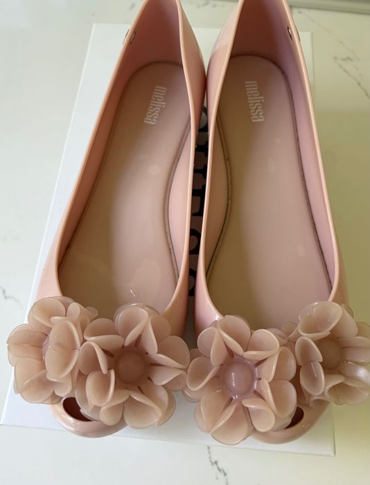 Baleriny Melissa Pudrowe
