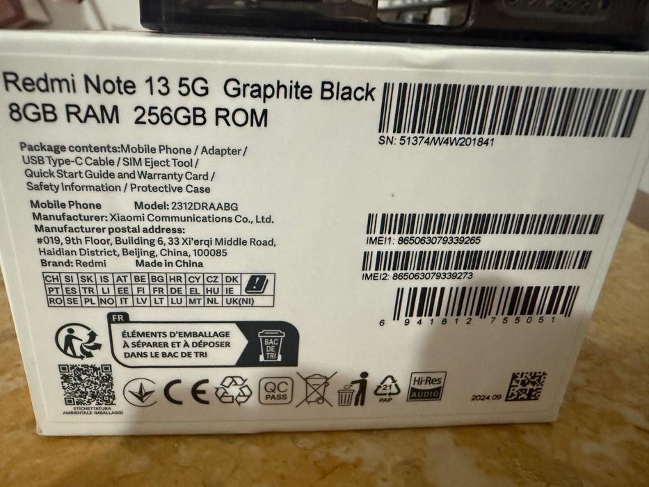 Redmi note 13 5G 256gb