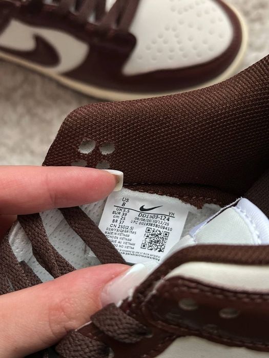 Nike Dunk Low Brown White (Cacao / Chocolate) Найк Взуття Кросівки ТОП