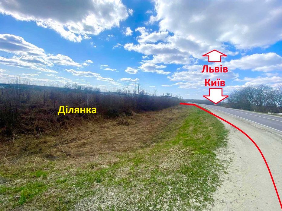 Оренда земельної ділянки с. Старий Яричів-траса Київ Чоп