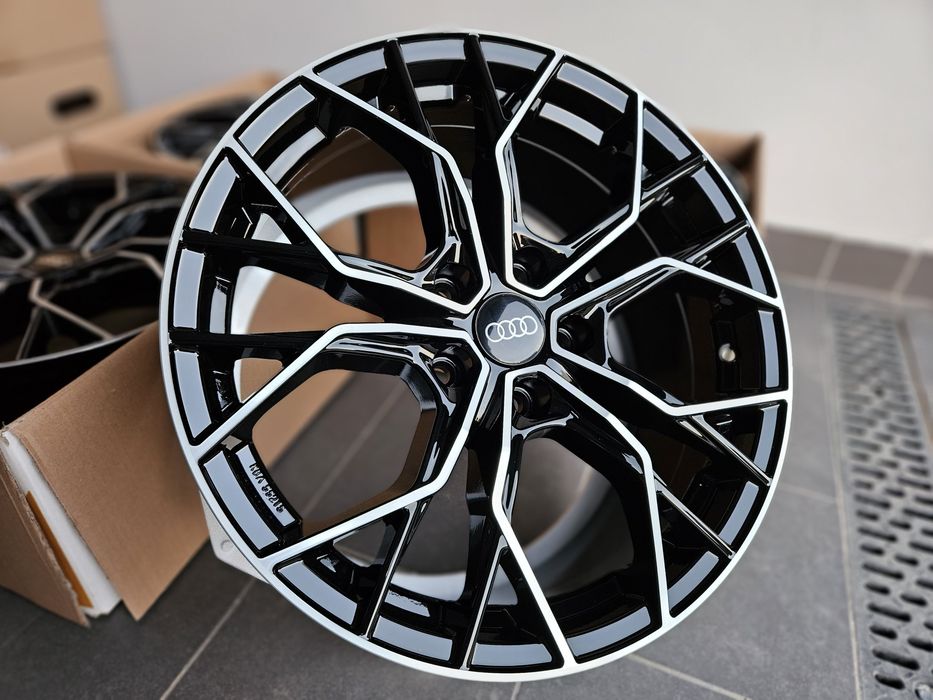 Audi 19 " Nowe 5x112 A3 / S3 8V 8Y 8P / Q2 / Q3 Felgi Czarne Poler TÜV