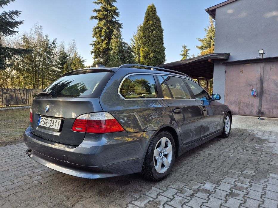 BMW 5 E61 2.0 lift 520d m47 manual doinwestowane bdb stan .