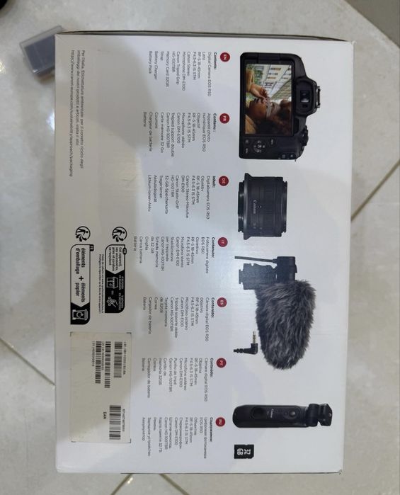 Canon EOS R50 Kit para criadores de conteúdo