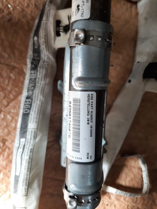 Mini countryman r60 kurtyna prawa