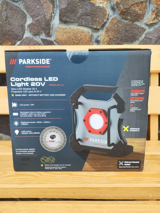 Акумуляторний прожектор Parkside PPBSTA 20-Li A1 10 000 лм