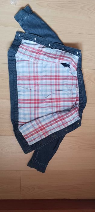 Casaco de ganga com capuz para criança - 5 a 6 anos