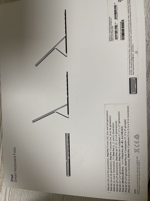 Чохол-клавіатура IPad smart keyboard folio mxnk2ll a
