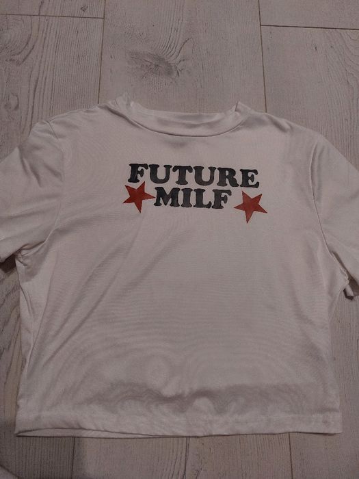 Crop top z nadrukiem