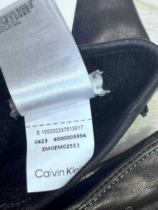 Шкіряні чоловічі рукавиці calvin klein нові m-l