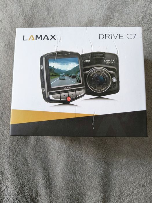 Wideorejestrator firmy Lamax C7 + karta pamięci 32 GB Samsung