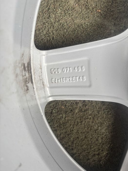 5x112 VW 6Jx16 ET48 57,1 felgi aluminiowe VOLKSWAGE GOLF VII CADDY