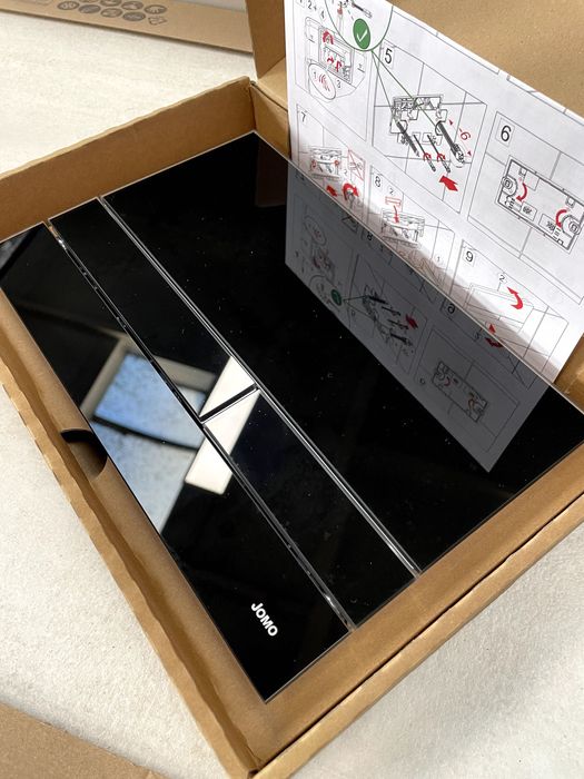 Przycisk spłukujący – JOMO Exclusive 2.1 (chrom połysk / czarne szkło)