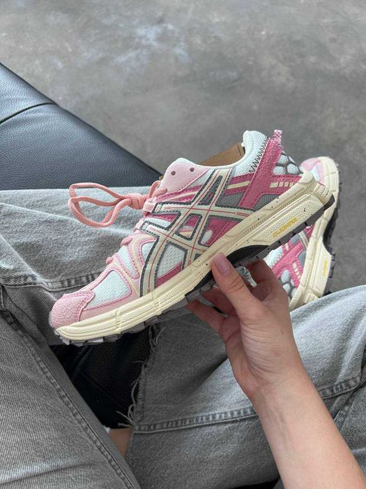 Женские кроссовки Asics Gel-Kahana 8 White Pink / Асикс Гель Кахана 8 белые розовый 36 37 38 39 40 41