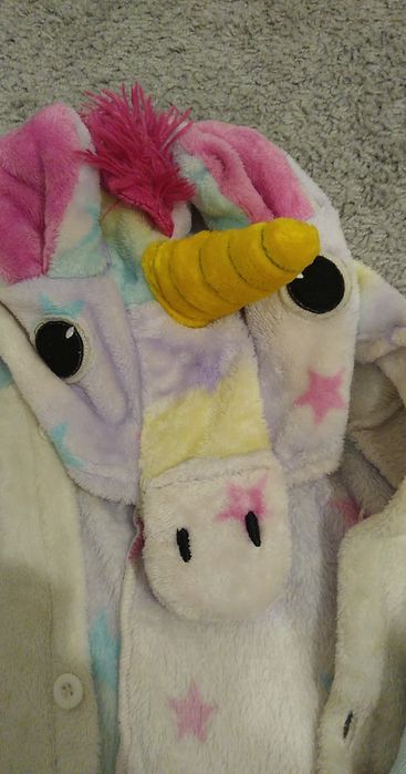 Piżama jednorożec jednoczęściowa