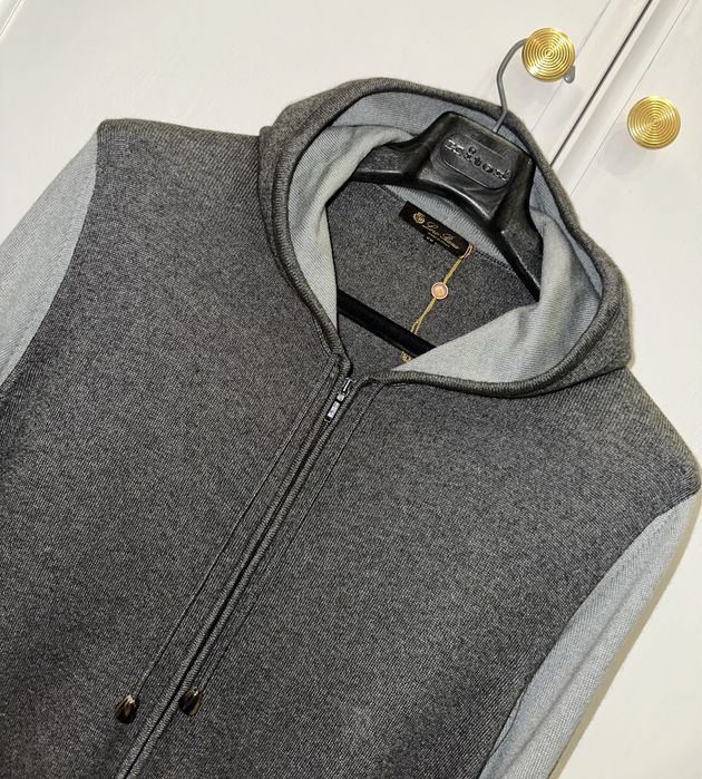 Кашемировая худи с шелком Loro Piana