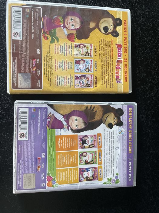 Masza i niedzwiedz DVD x 6
