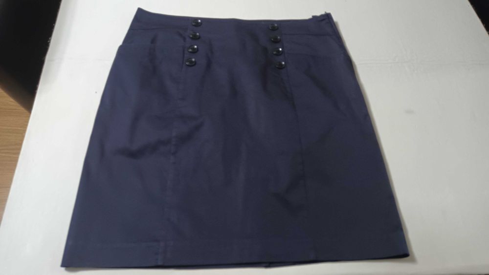 Saia em azul escuro da H&M