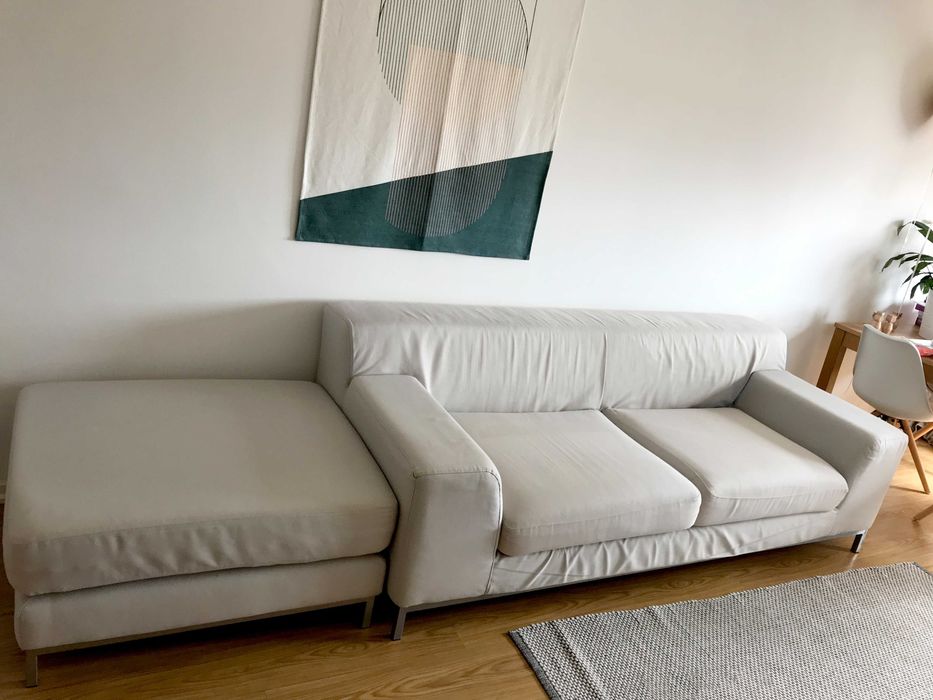 Sofá Ikea Kramfors + Repousa pés