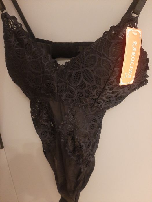 Body koronkowe czarne S/M