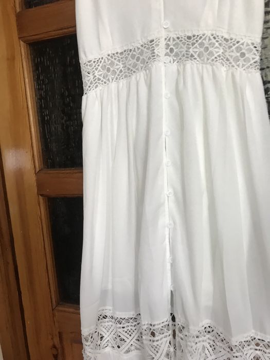 Sukienka letnia boho z haftem rozpinana Butik r. M