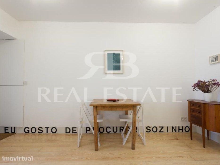 T1+1 com PÁTEO - Santa Catarina, Chiado, Lisboa