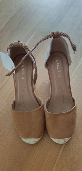Espadryle Camaieu nowe z metką r38