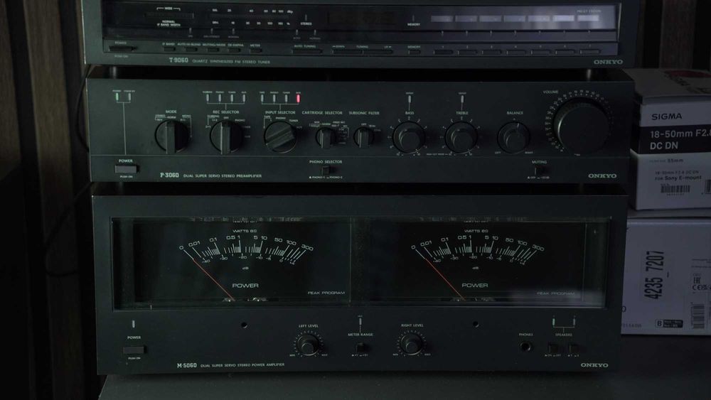 Триблочний High-End комплект Onkyo Integra M-5060 + P-3060 + T-9060