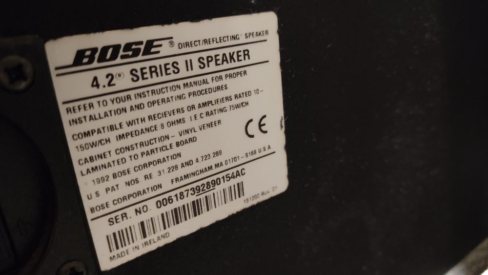 Par colunas BOSE 4.2 series II